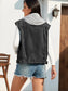 Pocketed Button Up Hooded Denim Jacket nicholesgifts