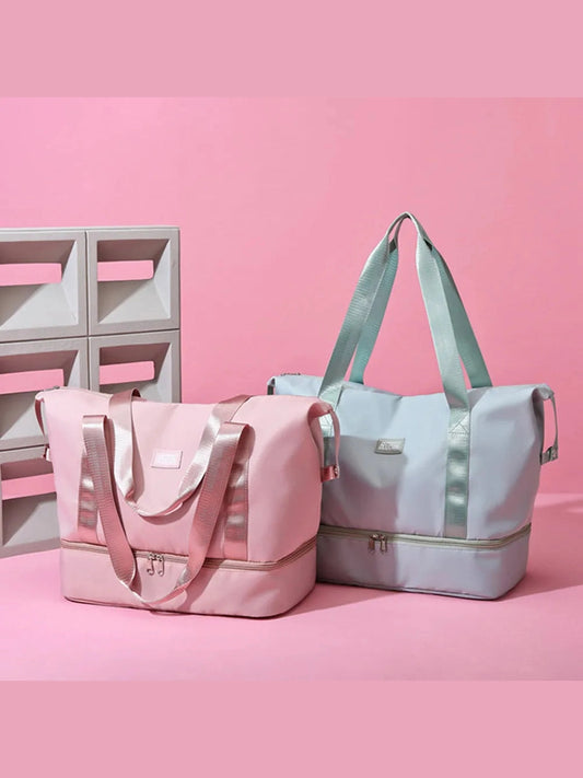 Multi Pocket Nylon Travel Bag Trendsi