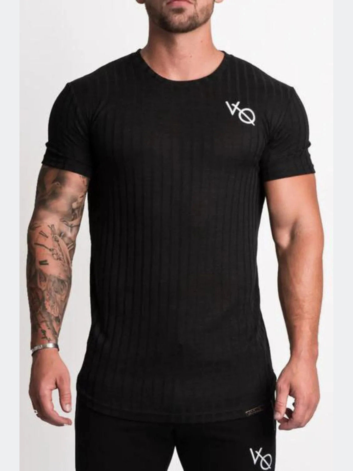 Men's Round Neck Short Sleeve T-Shirt Trendsi