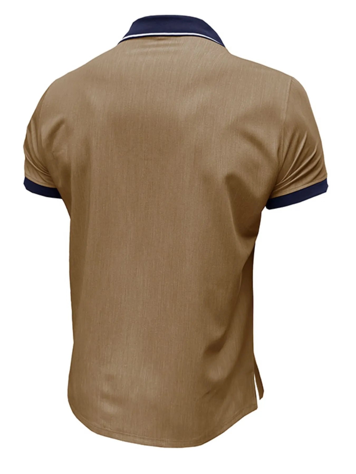 Men's Contrast Collar Pocket Polo Shirt NicholesGifts