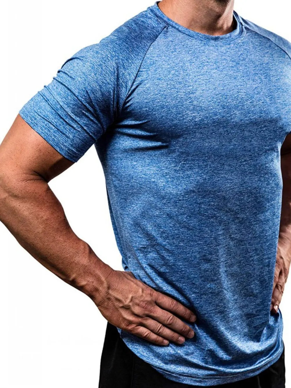 Men's Plus Size Round Neck Short Sleeve T-Shirt NicholesGifts