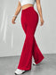 Women High Waisted Flare Pants nicholesgifts