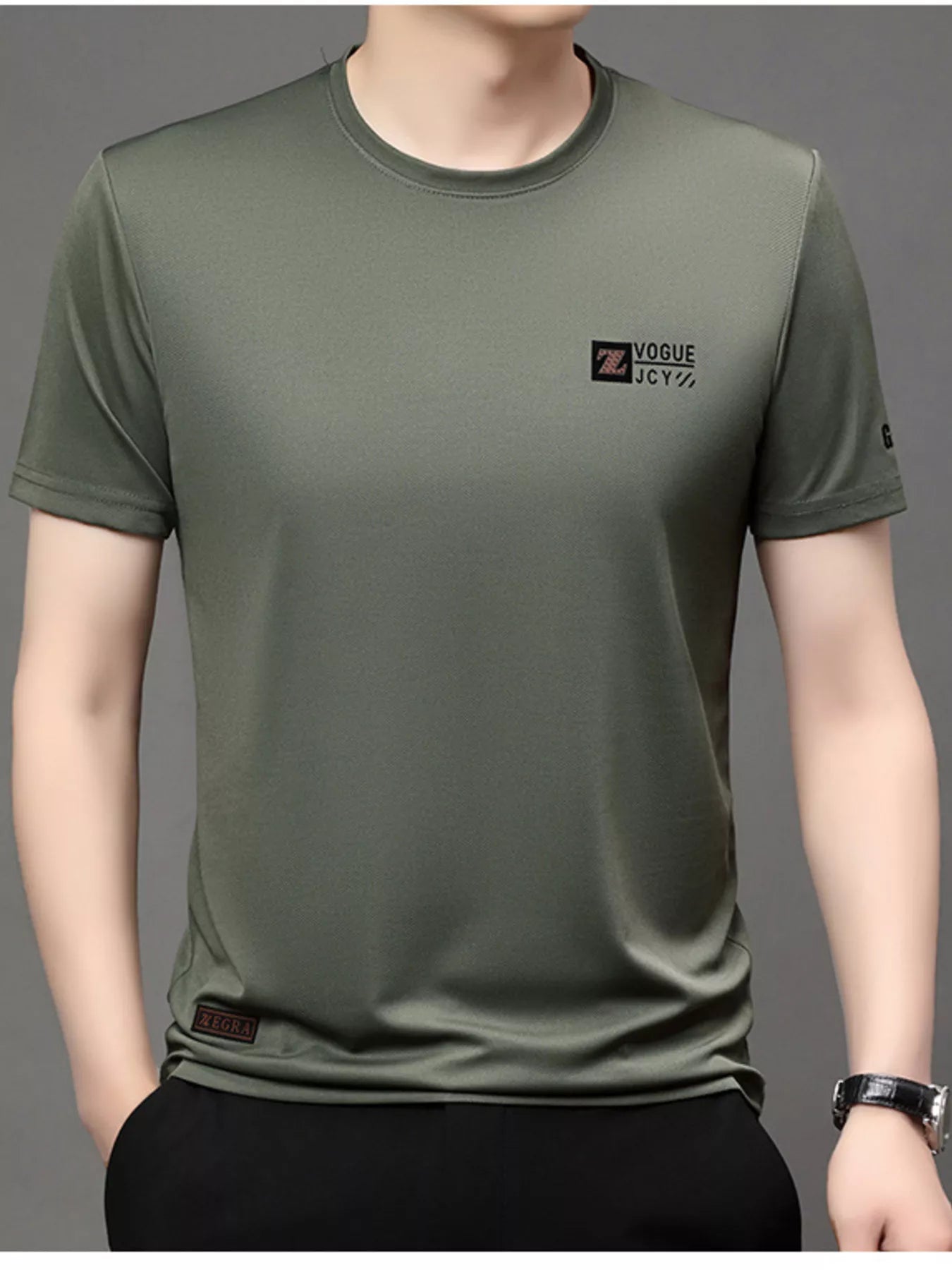Men's Plus Size Round Neck Short Sleeve T-Shirt NicholesGifts