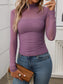Mock Neck Long Sleeve Top nicholesgifts