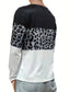 Crisscross Color Block Long Sleeve T-Shirt nicholesgifts