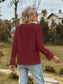 V-Neck Flounce Sleeve Blouse nicholesgifts