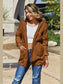 Full Size Teddy Hooded Jacket with Pockets nicholesgifts
