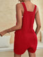 Full Size Scoop Neck Romper with Pockets nicholesgifts