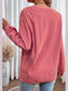 Women Valentine's Day LOVE Round Neck Long Sleeve Sweatshirt nicholesgifts