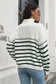 Striped Turtleneck Drop Shoulder Sweater nicholesgifts