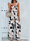 Devine Printed Wide Strap Jumpsuit with Pockets nicholesgifts