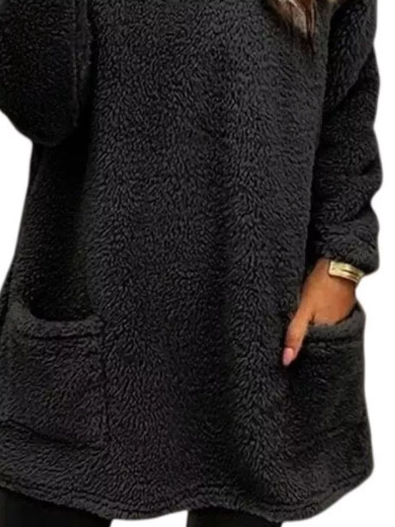 Fleece Long Sleeve Sweatshirt nicholesgifts