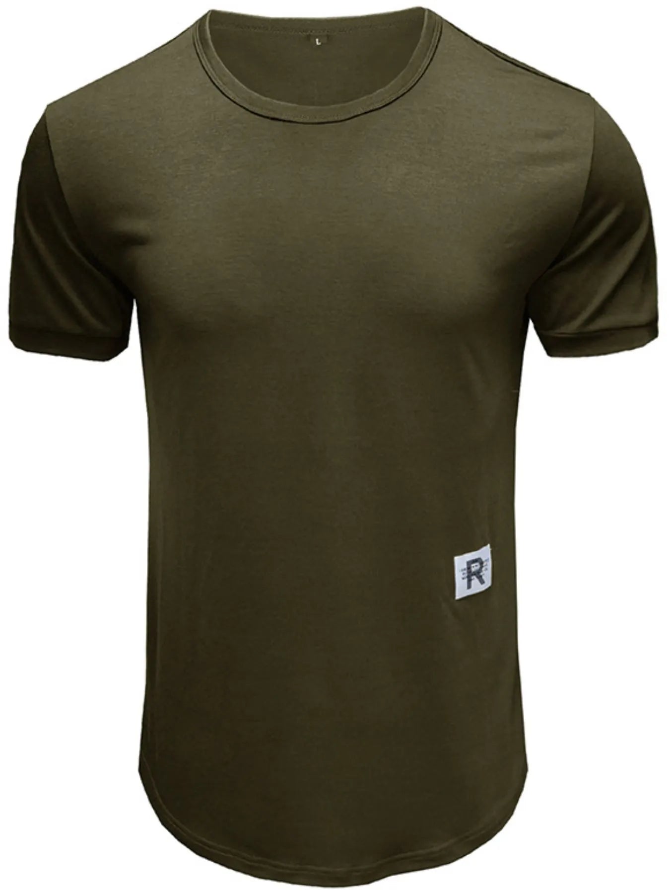 Men's Crew Neck Solid Color Basic T-Shirt NicholesGifts