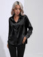 Collared Neck Buttoned Long Sleeve Shirt nicholesgifts