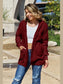 Full Size Teddy Hooded Jacket with Pockets nicholesgifts
