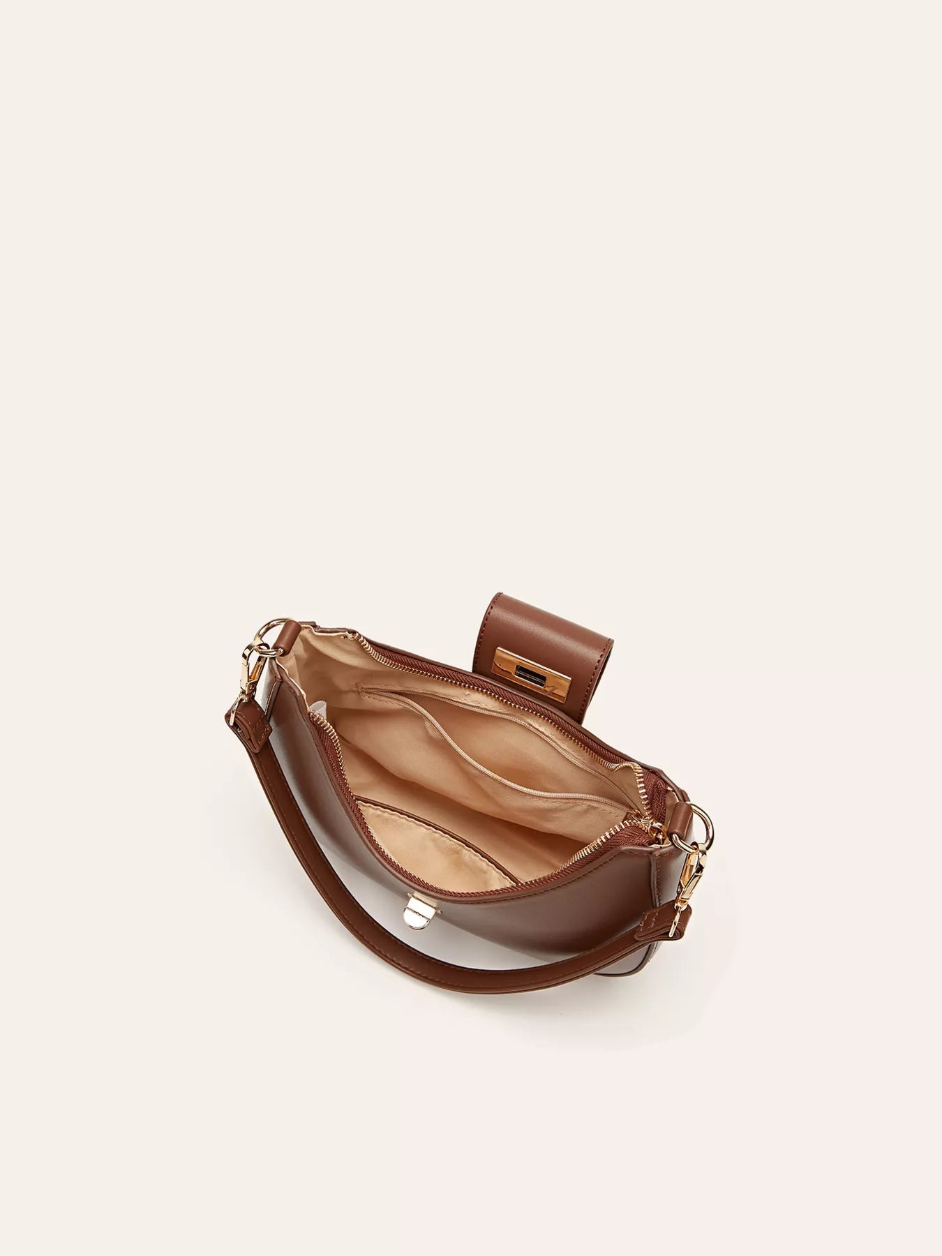 Buckle Closure Shoulder Bag nicholesgifts