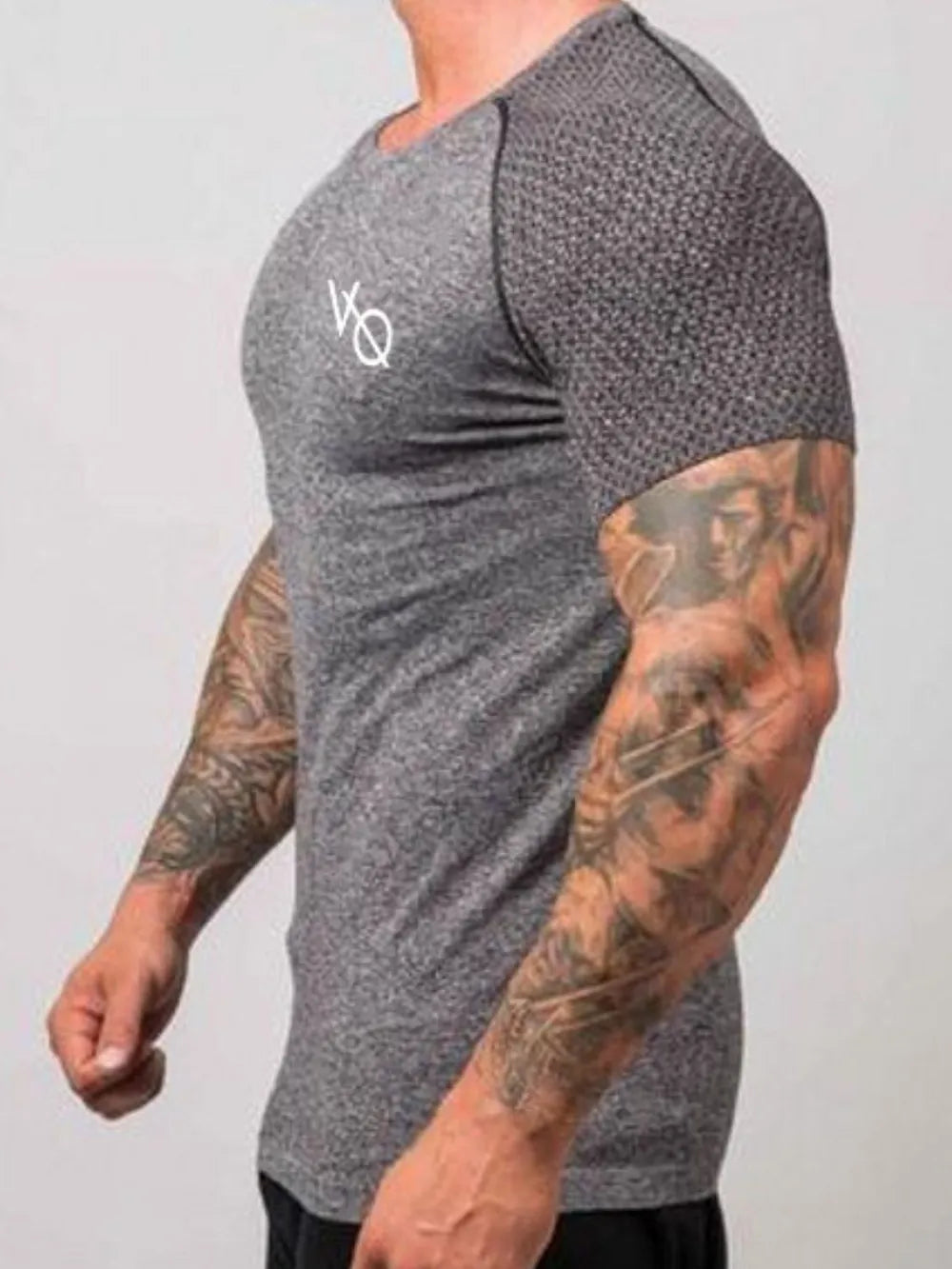 Men's Round Neck Short Sleeve T-Shirt Trendsi