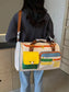 Color Block Multi-Pockets Travel Bag nicholesgifts