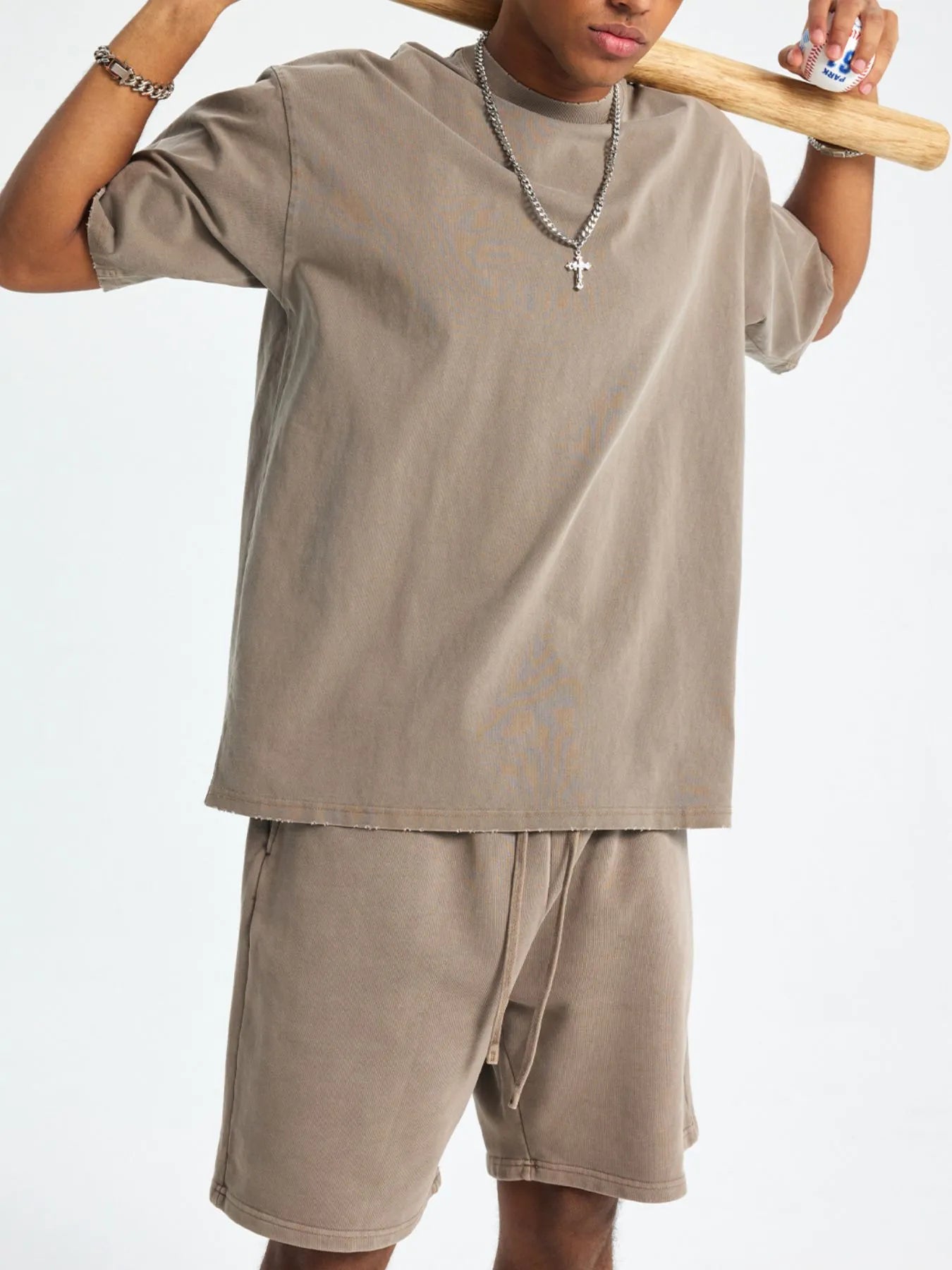 Men's Casual Oversized Cotton T-Shirt NicholesGifts