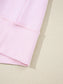 Exposed Seam Color Block Striped Patchwork Loose Henley Sweatshirt nicholesgifts
