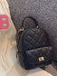 Quilted Mini Backpack Bag nicholesgifts