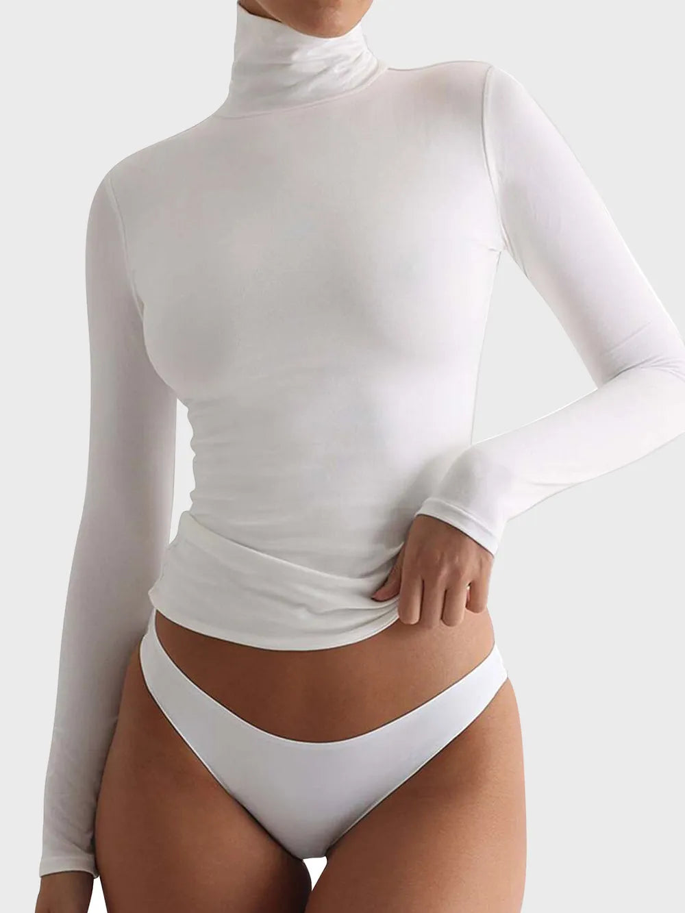 Lovelet Turtleneck Long Sleeve T-Shirt NicholesGifts