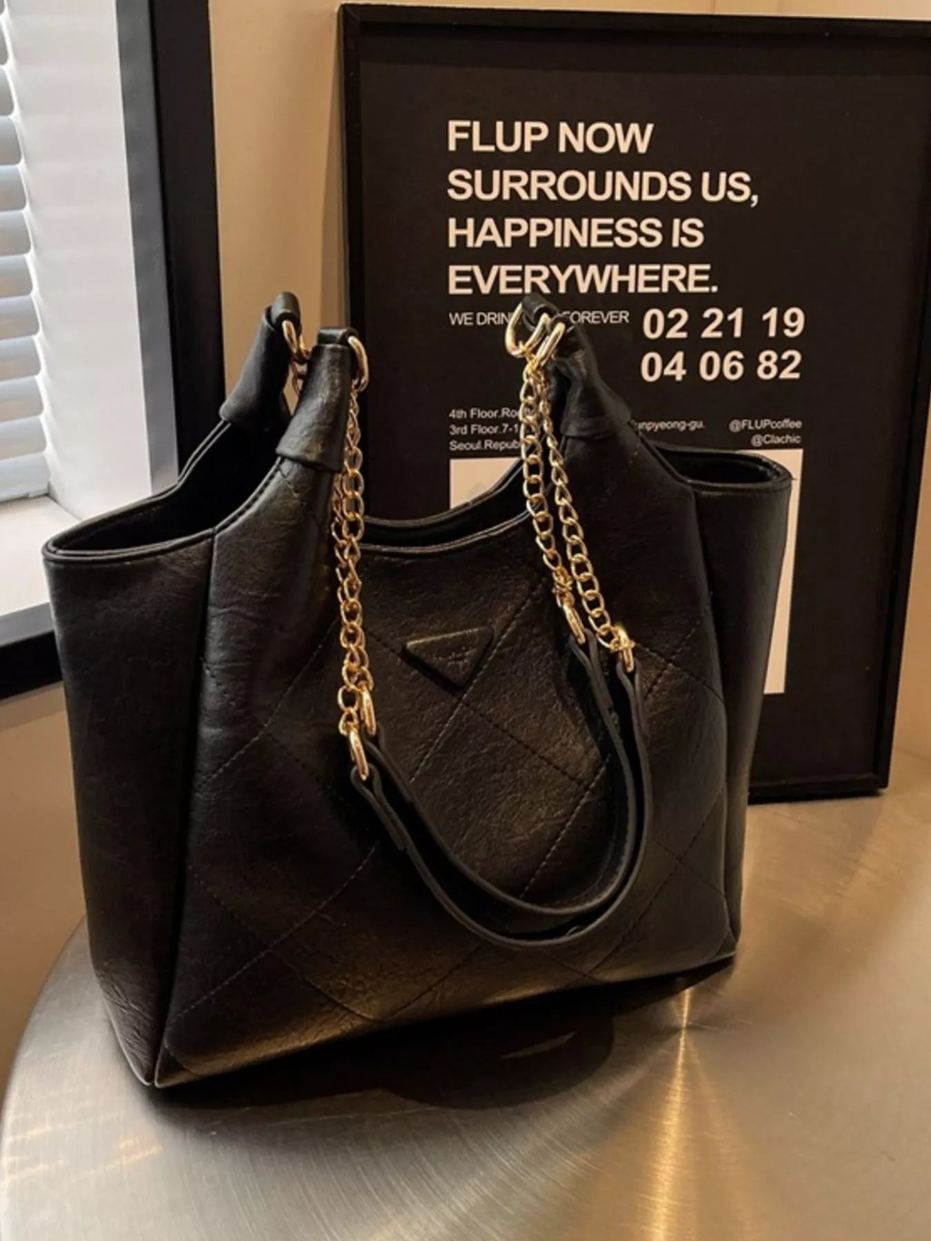 PU Leather Shoulder Bag nicholesgifts