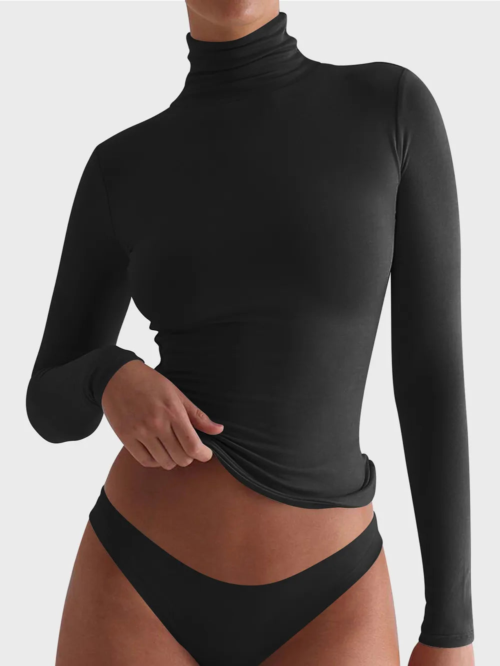 Lovelet Turtleneck Long Sleeve T-Shirt NicholesGifts