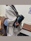 Leather Shoulder Bag with Charm nicholesgifts