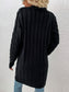 Women Cable-Knit Button Down Cardigan with Pockets nicholesgifts