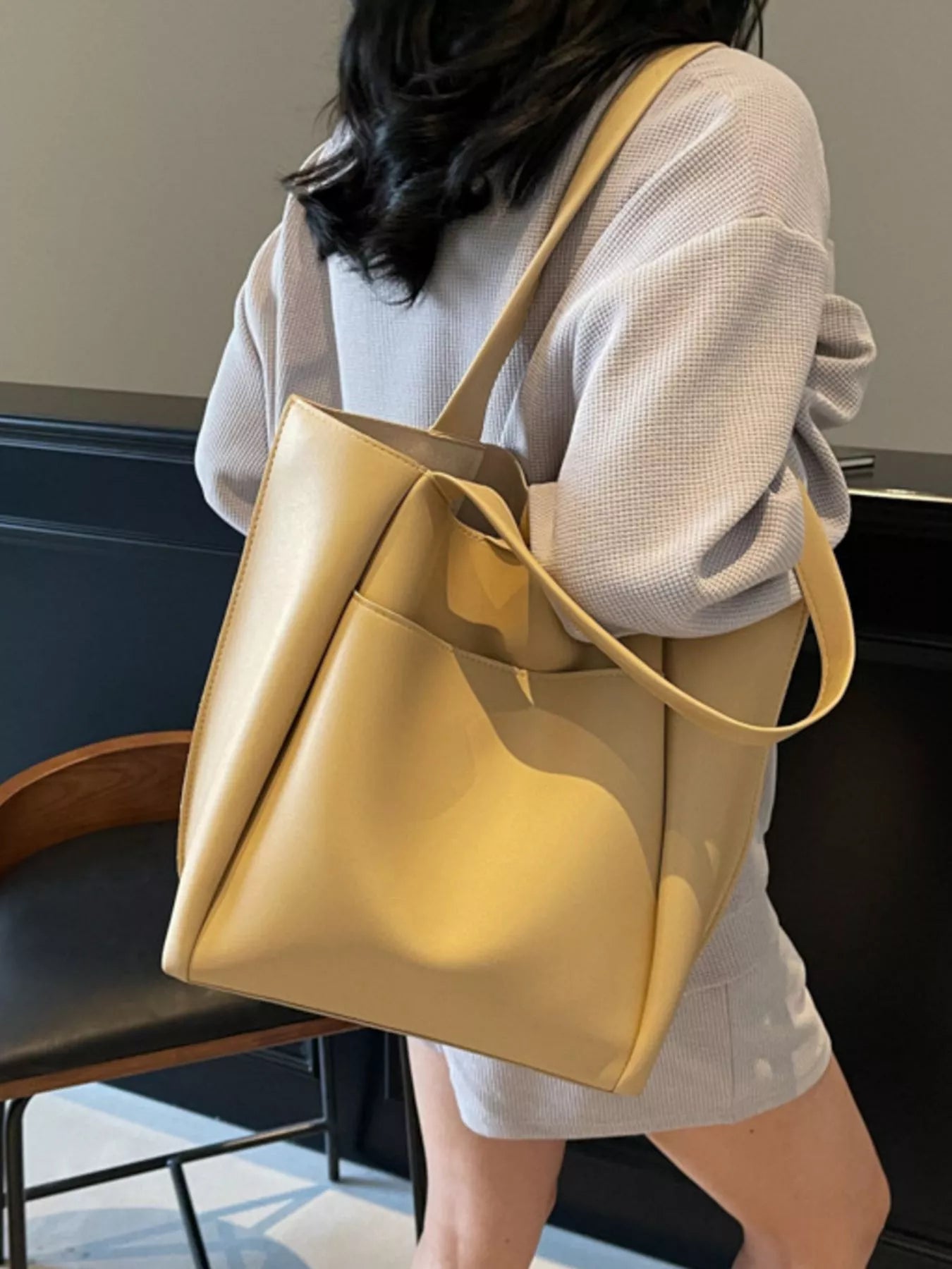 PU Leather Shoulder Bag nicholesgifts