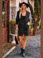 Women Collared Neck Button-Up Cardigan with Pockets nicholesgifts