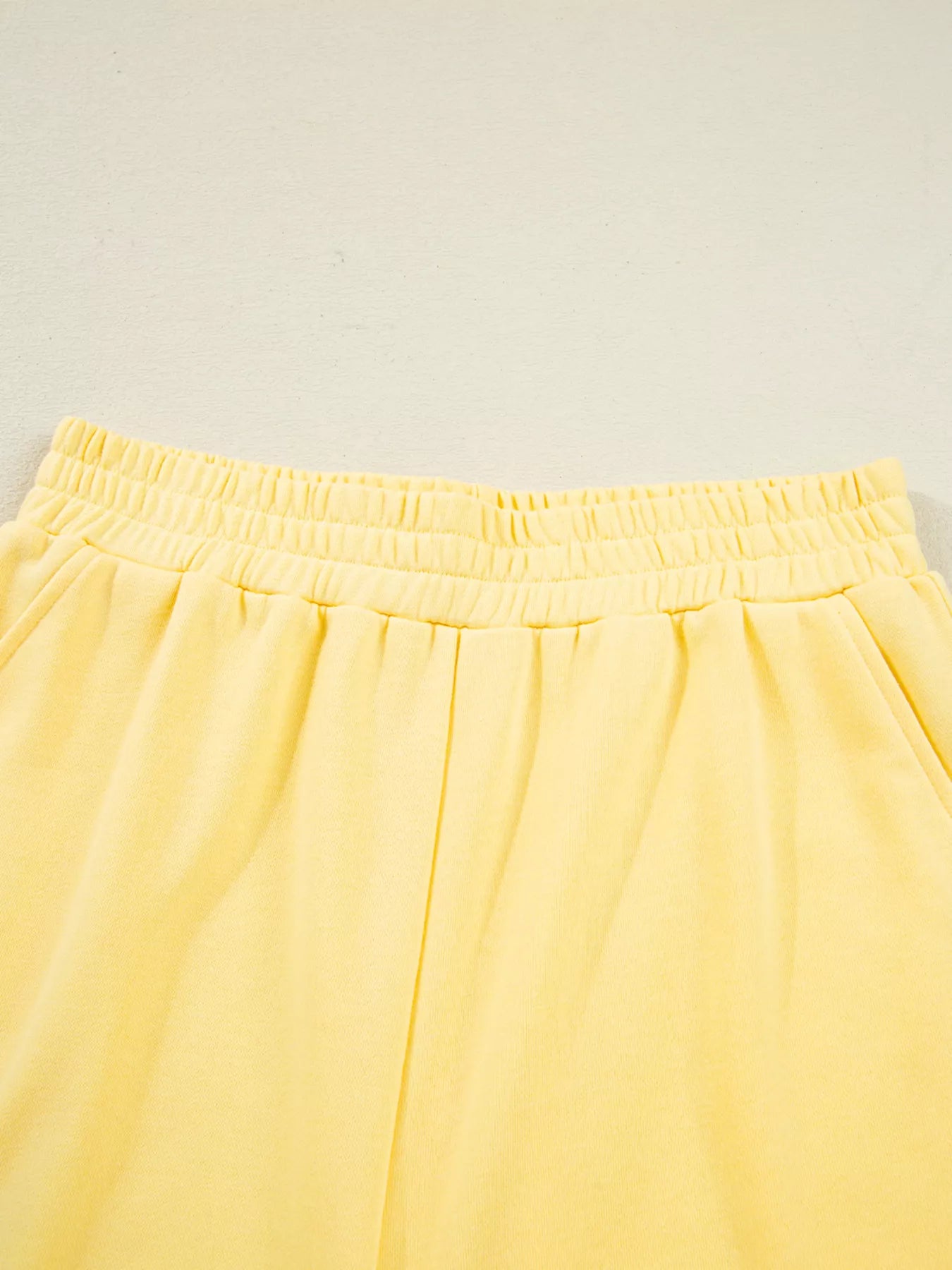 Color Block Patchwork Half Button Top and Shorts 2pcs Set Trendsi
