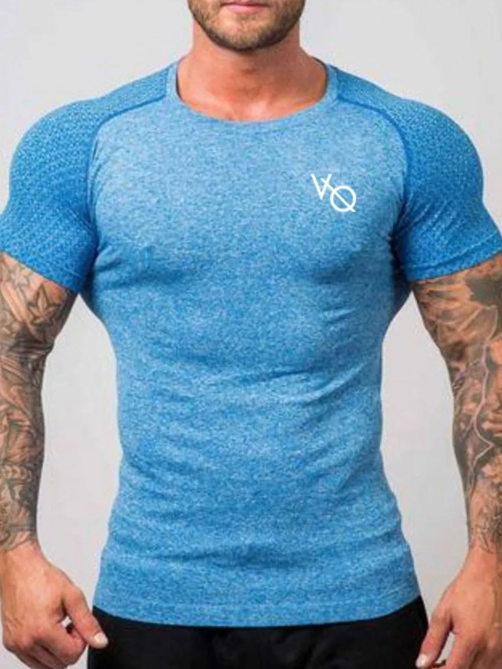 Men's Round Neck Short Sleeve T-Shirt Trendsi