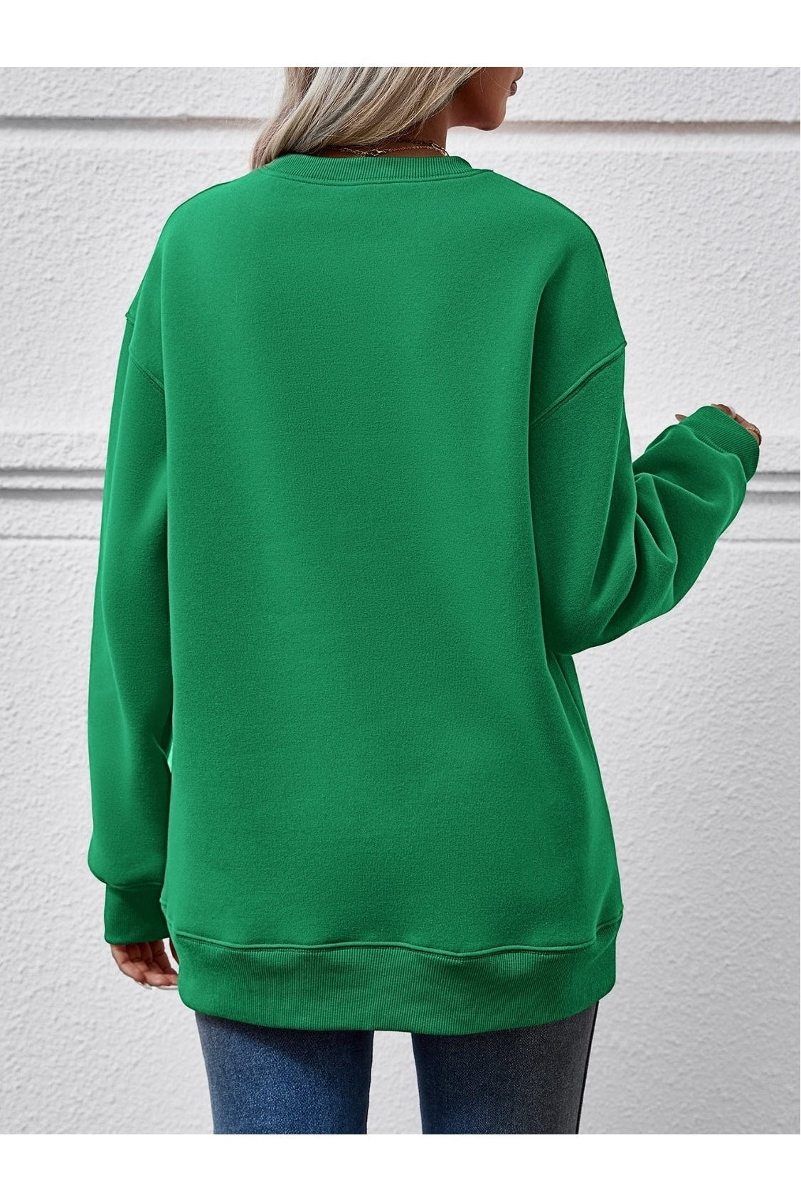 Christmas Tree Graphic Long Sleeve Sweatshirt nicholesgifts