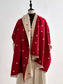 Women Heart Raw Hem Scarf For Valentine's Day Gift nicholesgifts