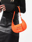Crocodile Embossed Flap Shoulder Bag nicholesgifts