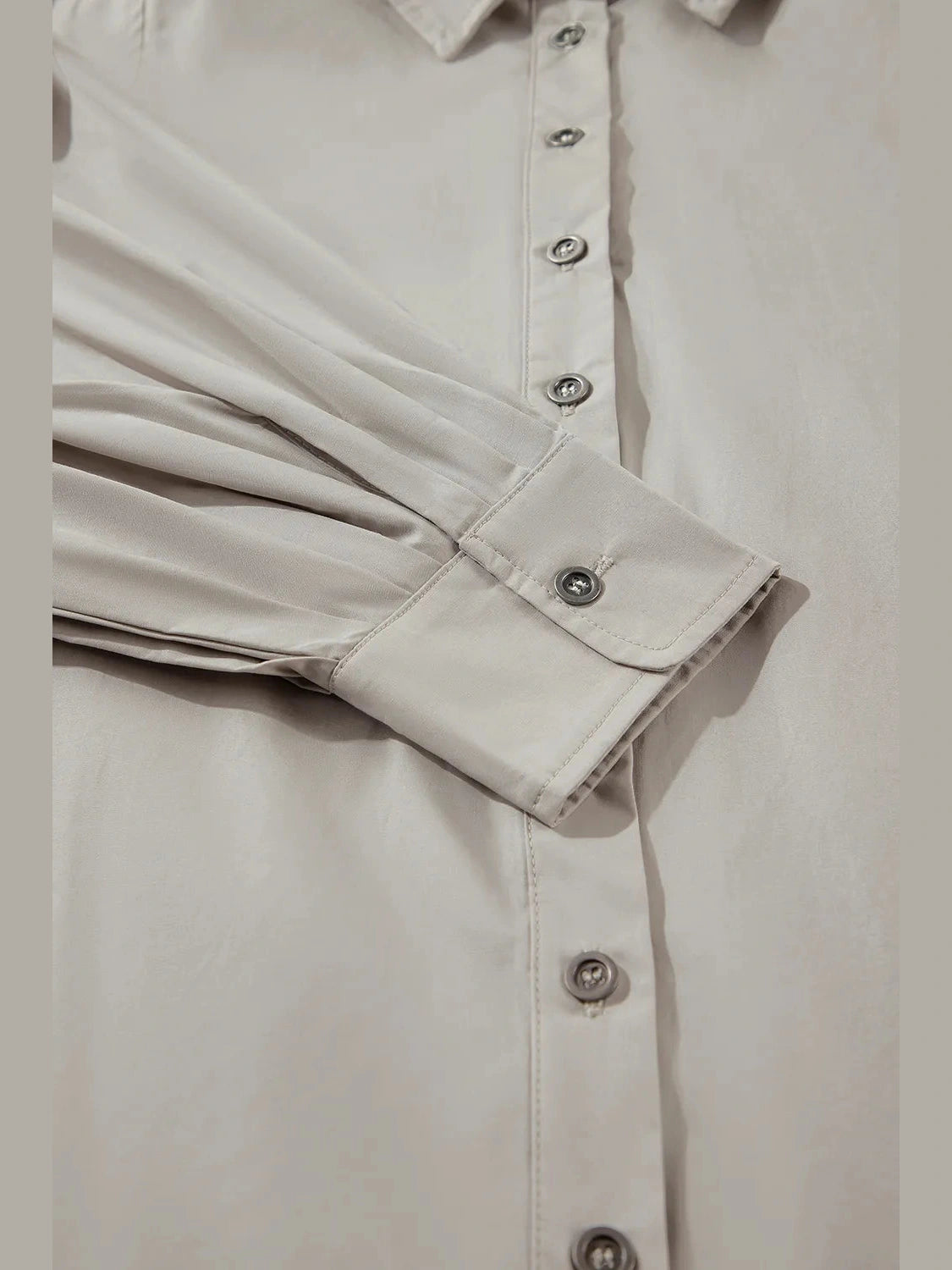 Button Up Lantern Sleeve Shirt NicholesGifts