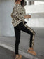 Leopard Print Top and Pants Set nicholesgifts