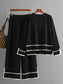 High-Low Round Neck Top and Pants Sweater Set nicholesgifts