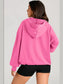 Pocketed Half Zip Long Sleeve Hoodie Trendsi