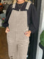 Distressed Wide Leg Corduroy Overalls nicholesgifts