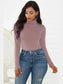 Turtleneck Long Sleeve Bodysuit nicholesgifts