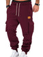 Men's Full Size Drawstring Cargo Jogger Pants Plus Size nicholesgifts