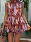 Peplum Mock Neck Sleeveless Blouse nicholesgifts