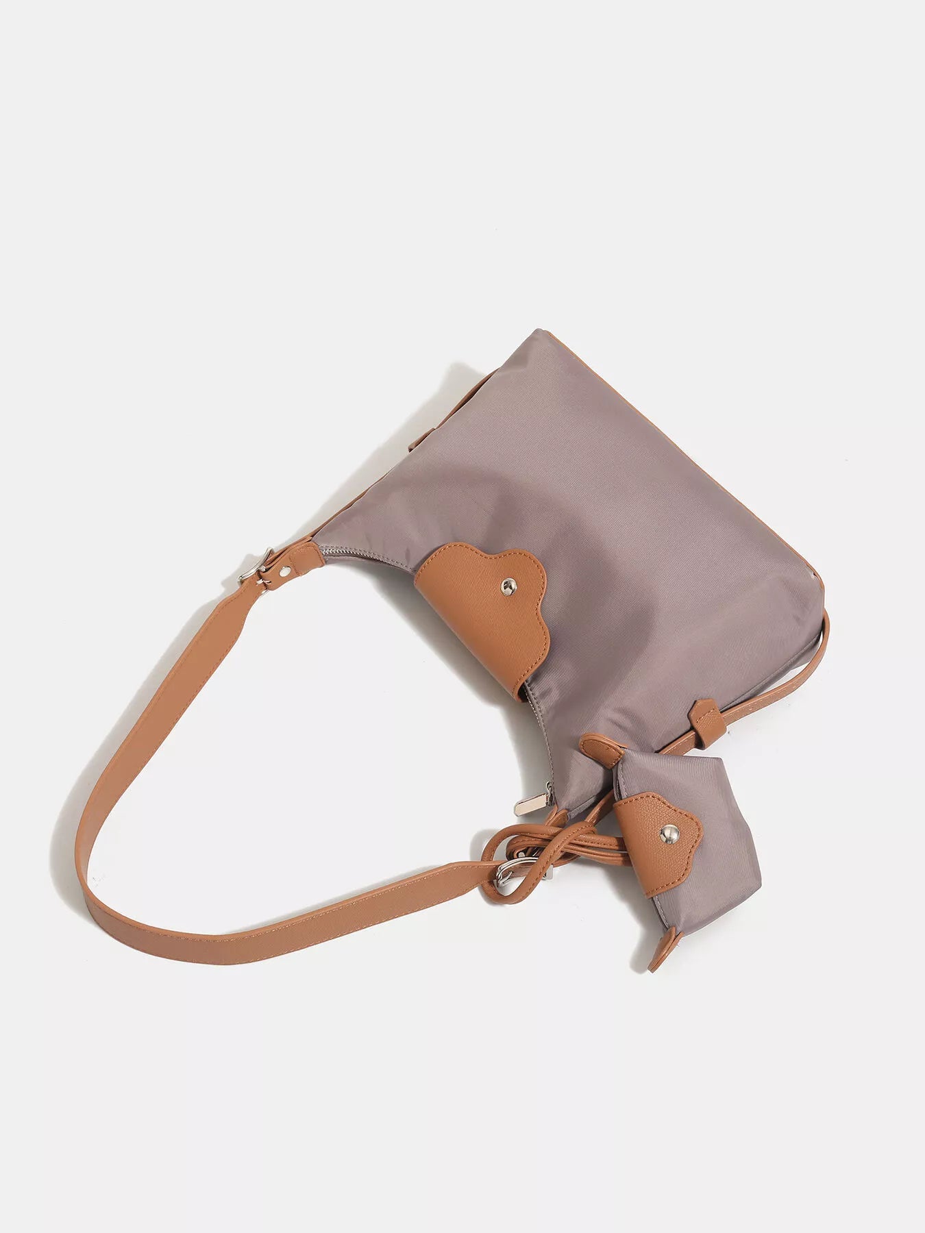 Nylon Hobo Shoulder Bag with Coin Purse nicholesgifts