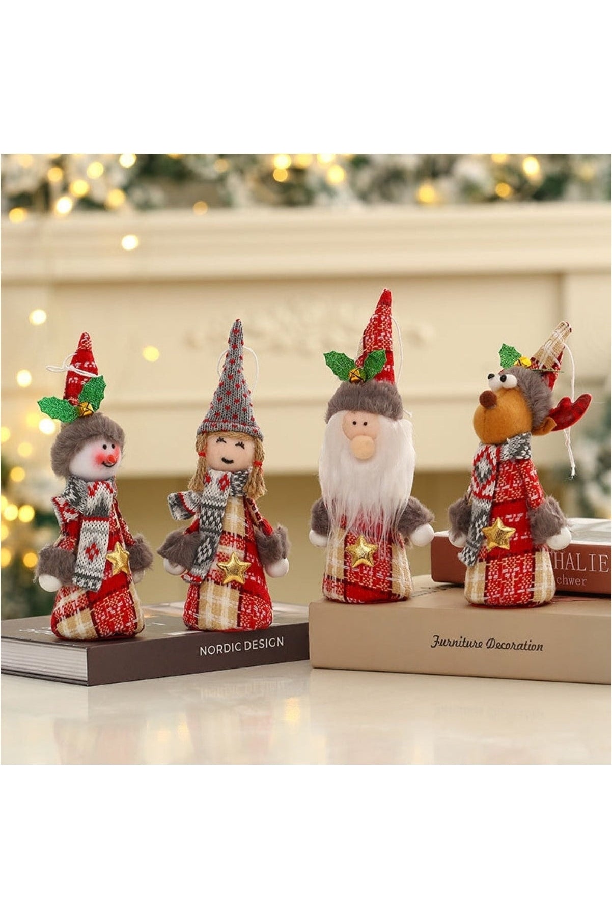 Assorted 2-Piece Christmas Gnome Hanging Widgets nicholesgifts
