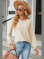 Round Neck Flounce Sleeve T-Shirt nicholesgifts