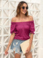 Ruched Short Sleeve Blouse nicholesgifts