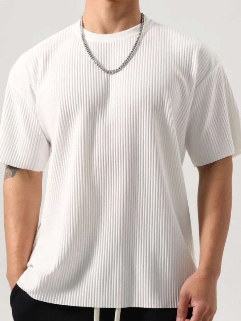 Men's Plus Size Round Neck Half Sleeve T-Shirt NicholesGifts